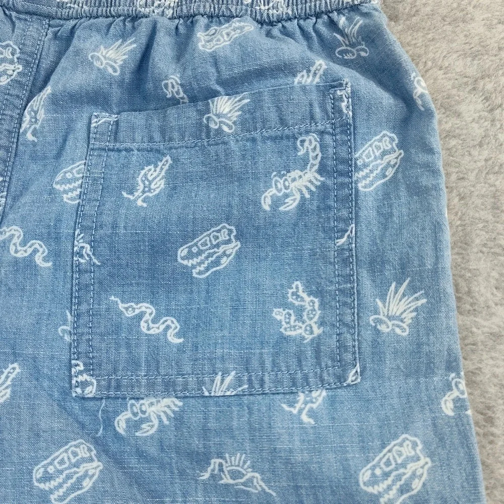 365 Kids Garanimals Boys Size 6 Shorts Blue Dinosaurs‎ Fun  Pull-On NEW 👀📸📏